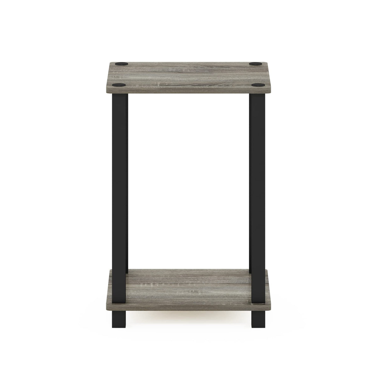 Furinno Besi Industrial Multipurpose Side Table with Metal Frame, Finn Oak